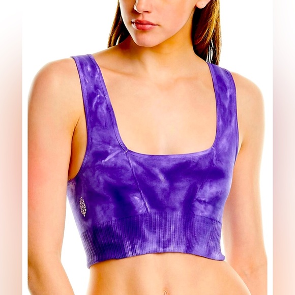 FP Movement by Free People Other - Free People -NWT- Good Karma Tie-Dye Sports Bra -Atlas Mountain -Size: Small
